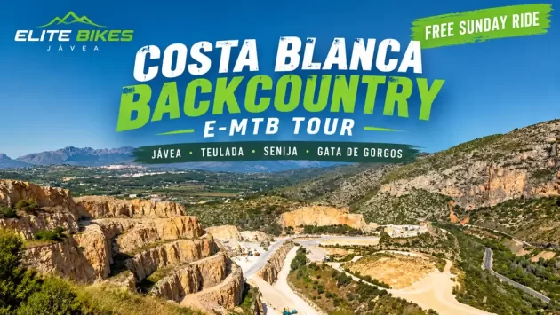 Costa Blanca Backcountry E-MTB Tour von Elite Bikes Jávea über Teulada, Senija und Gata de Gorgos – kostenlose Sonntagstour